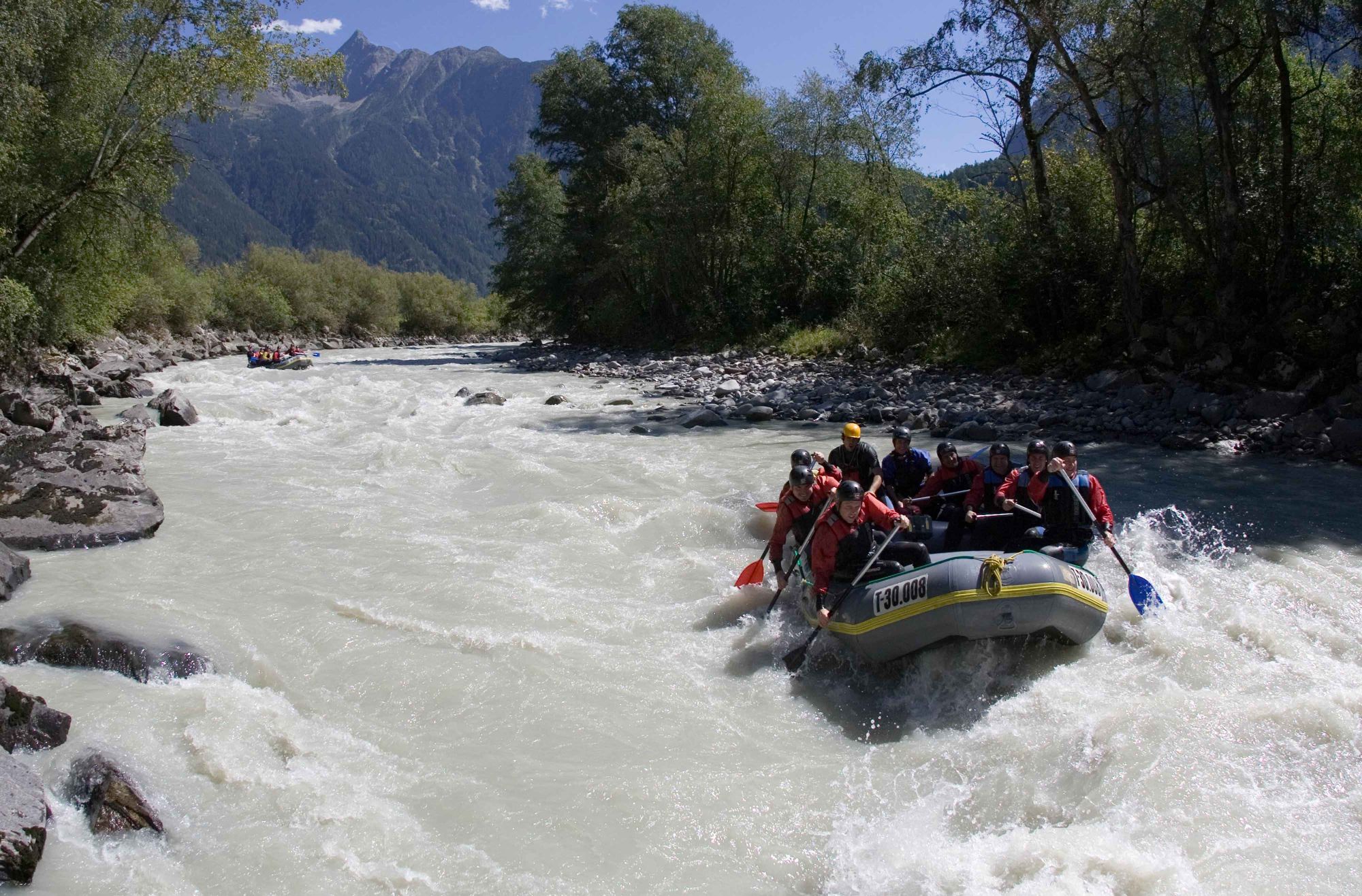 Rafting In Otztal Tyrol Austria