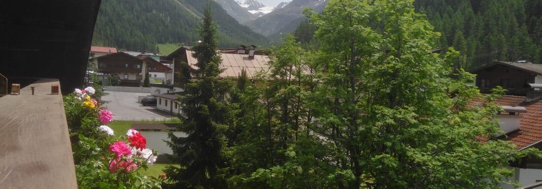 Blick vom Balkon - Haus Bergkristall - Gries