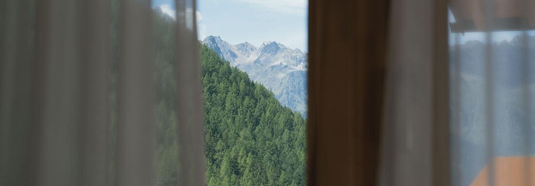 Ausblick Einzelzimmer - Hotel Schöpf - Gries