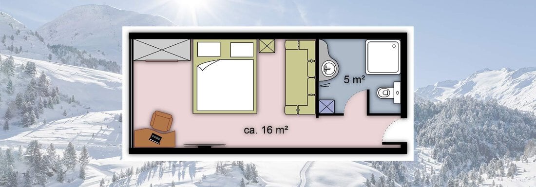 doppel-ideal-skizze - Sporthotel Ideal - Hochgurgl