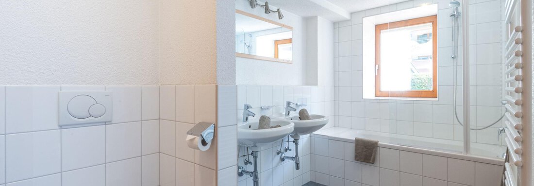 Badezimmer im Apart Top 1 - Haus Anna - Huben