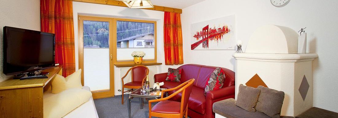 Wohn - Schlafzimmer - Top Tirol Appartement - Huben