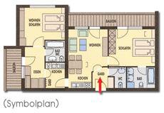 Musterplan - Typ V - Top Tirol Appartement - Huben