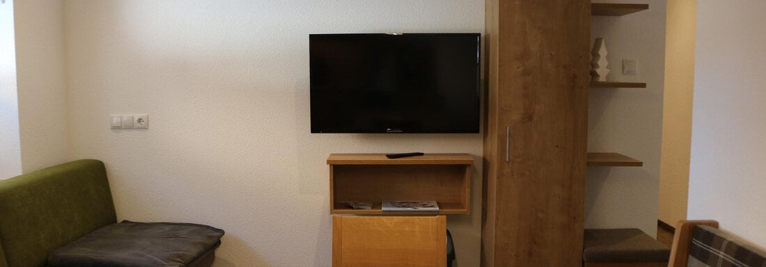 Flat-TV im Essbereich - Appartement im Erdgeschoss - Albert'n Haus - Längenfeld