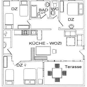 Skizze (100m2) - Alpenapart Grüner - Längenfeld