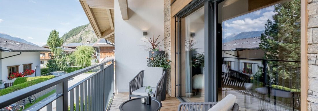 Terrasse Penthouse - Alpenchalet Tirol - Längenfeld