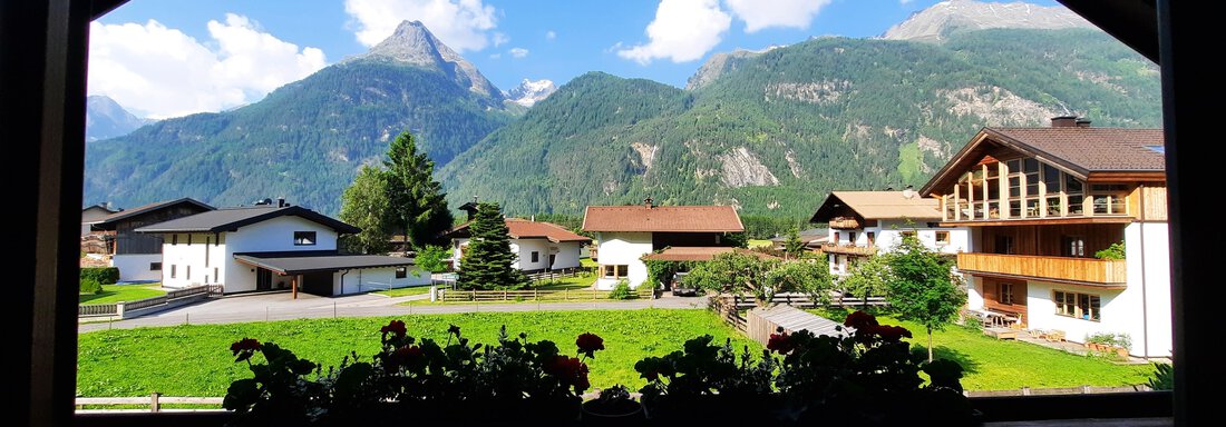 Ausblick  Apart Julia - Alpin Apart Maurer - Längenfeld