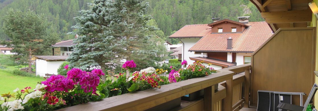 Aussicht vom Balkon - Apart Lili - Längenfeld