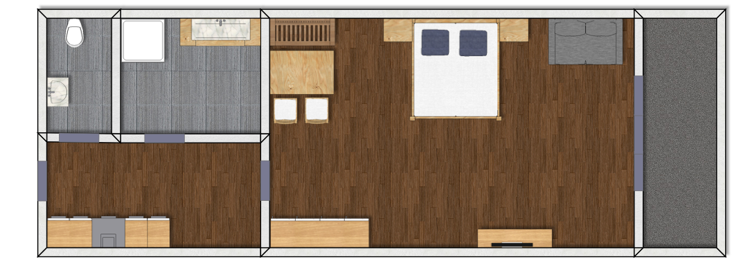 Skizze Typ 5 - Panorama Appartement - Apart Peppone - Längenfeld