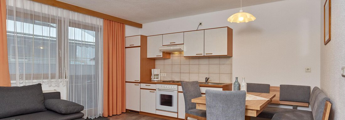 Gamskogel Küche - Apartment Serafin - Längenfeld