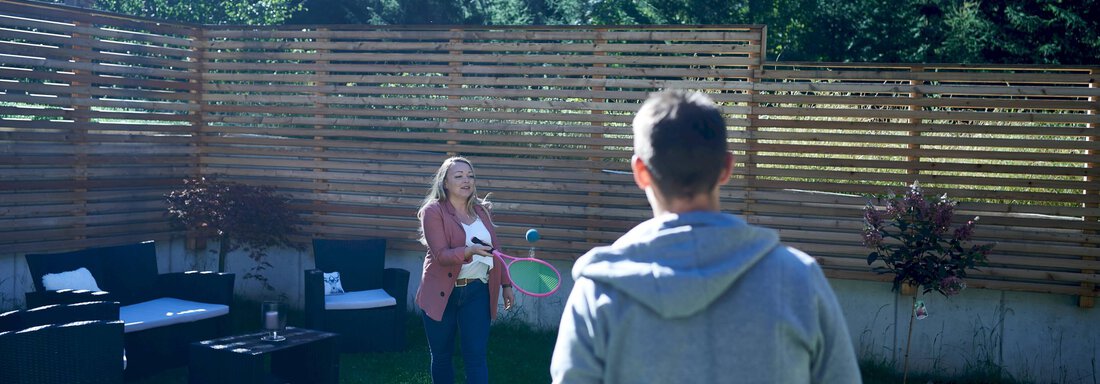 möblierter Garten - Appartement Alpenea - Längenfeld