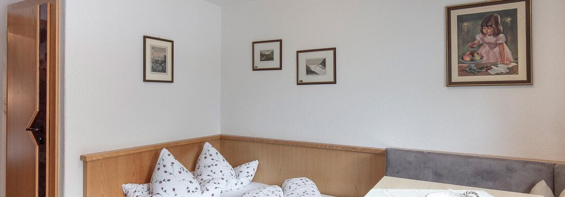 App 2 Küche mit Zustellbett für 2 Personen - Appartement Rosengarten - Längenfeld