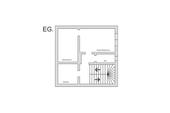 Skizze 2 - Erdgeschoß - Appartement Trujen - Längenfeld