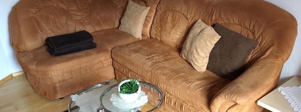 Wohnzimmer mit ausziehbarer Couch - Appt. Gritsch Marlies - Längenfeld