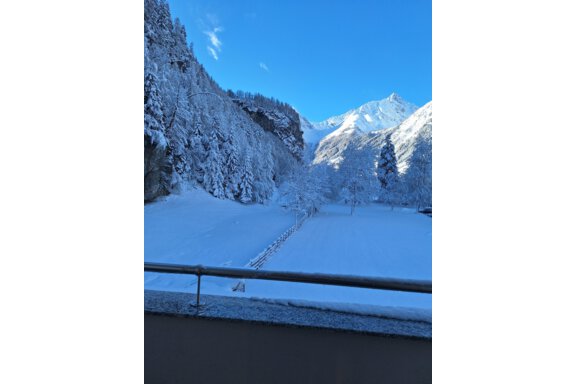 View from the balcony in winter - Birkenheim Widmann - Längenfeld