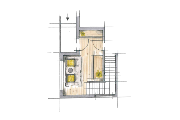 Eingang mit Vorraum - Chalet Heimatjuwel - Längenfeld