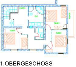 Obergeschoss - Ferienhaus Schöpf - Längenfeld