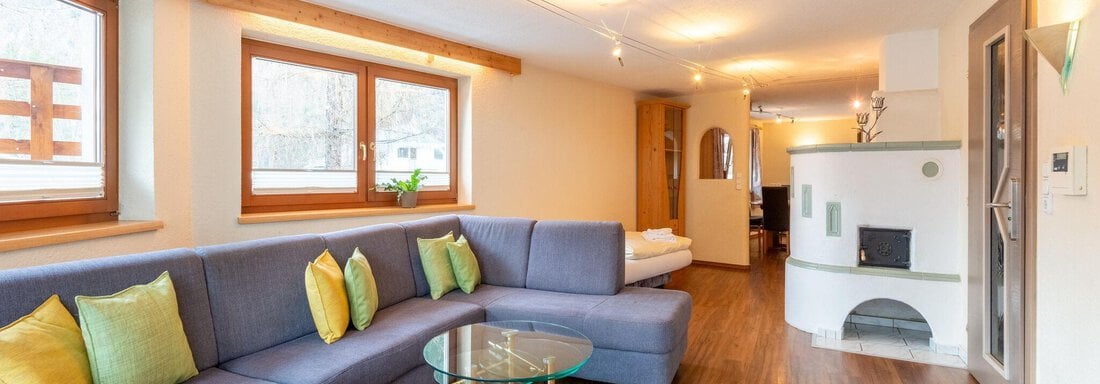 App. Innerberg Wohnzimmer - Garni Hanni - Längenfeld