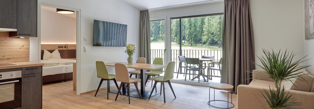 Apartment Hannesn Wohnraum - Hannesn Hof FamilyApart - Längenfeld