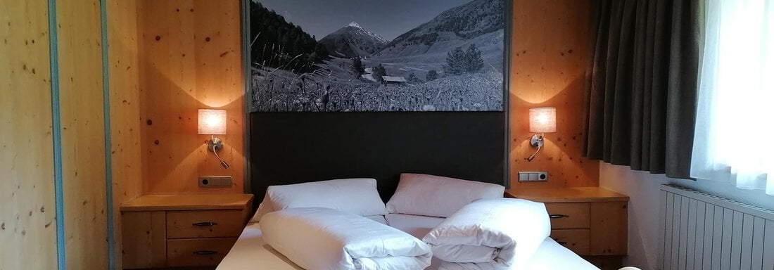 Doppelbett A - Haus Bellevue - Längenfeld