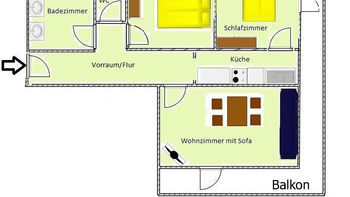 Grundriss  Komfortfewo Bergidylle - Haus Michael - Längenfeld