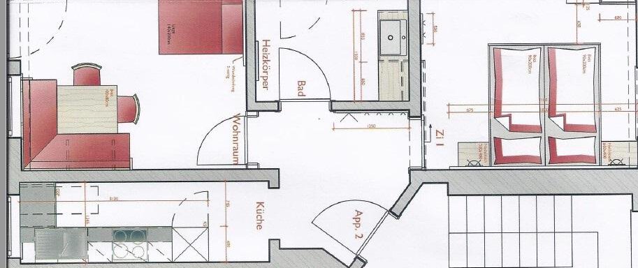 Grundriss Apart 2 - Landhaus Steinmüller - Längenfeld