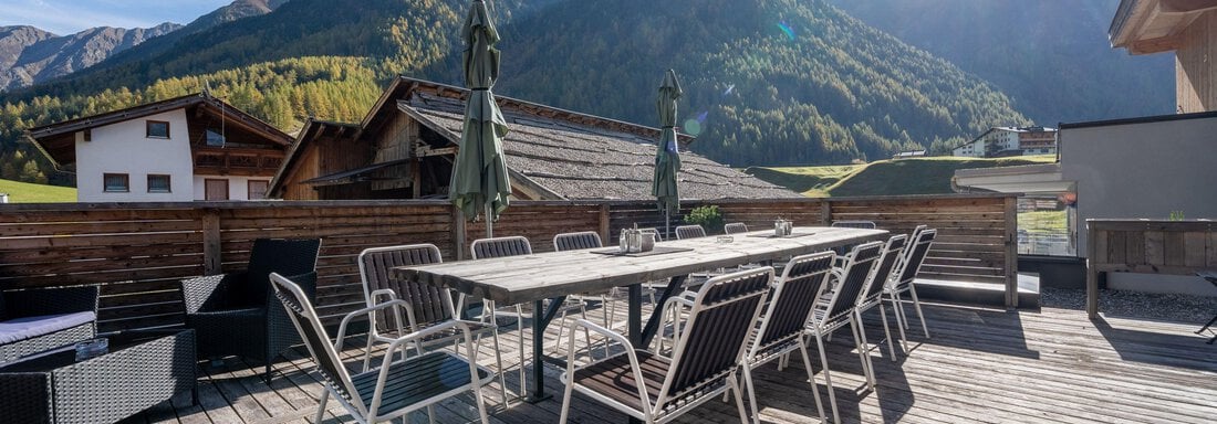 Terrasse - Aparthotel Ambiente - serviced house - Niederthai