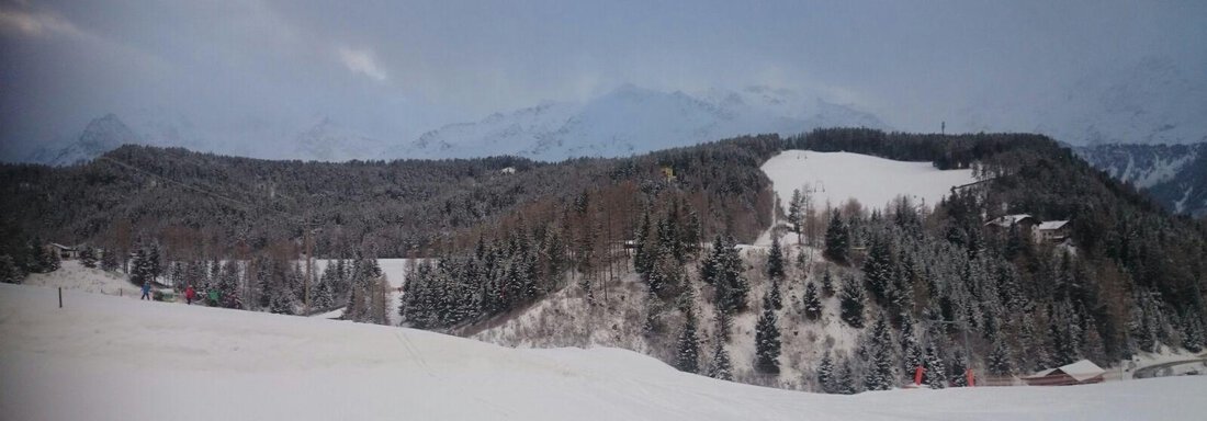 Der Ausblick zum Schilift - Bio-Berghof - Niederthai