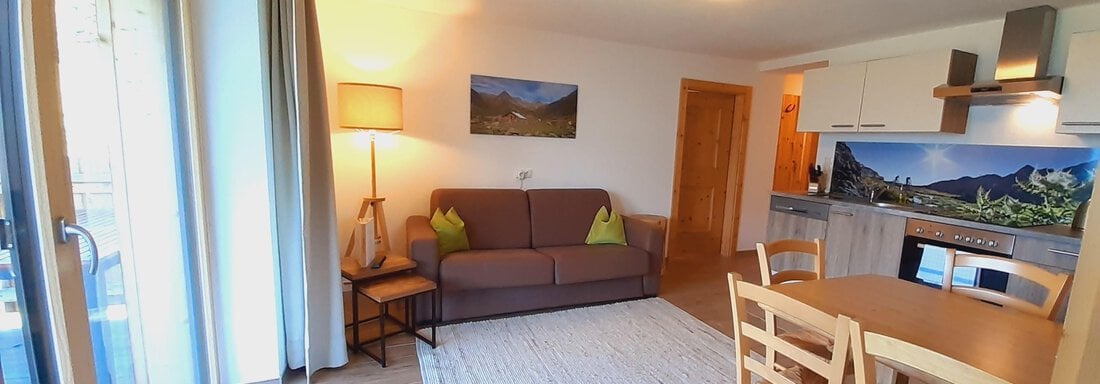 Wohnzimmer Ferienwohnung Maike - Bio & Reiterhof der Veitenhof - Niederthai