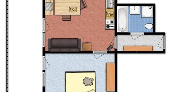 App. 1 - Skizze - Delano Appartements - Niederthai