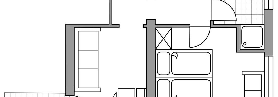 Grundriss - Joggls Gästehaus - Niederthai