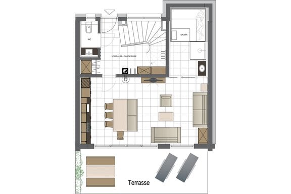 Falkner_Möbel-HausFundusfeiler_EG - Stuibenfall Chalets - Niederthai