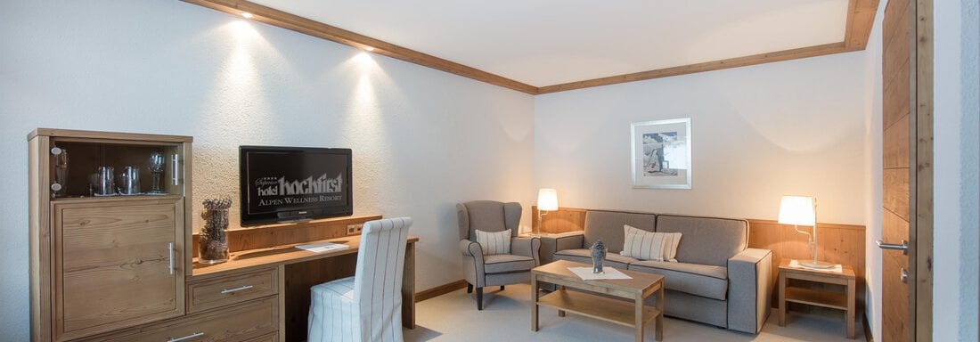 Suite Residenz Wohnraum - Alpen-Wellness Resort Hochfirst - Obergurgl 