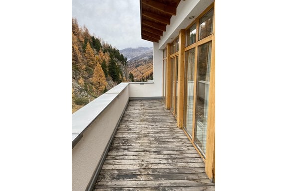 Balkon Blickrichtung Hochgurgl - App. Diamant Obergurgl - Obergurgl 