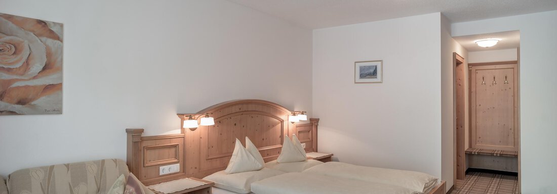 Schlafzimmer - Ferienwohnung de Luxe Alpenresidenz am Mühlbach - Obergurgl 