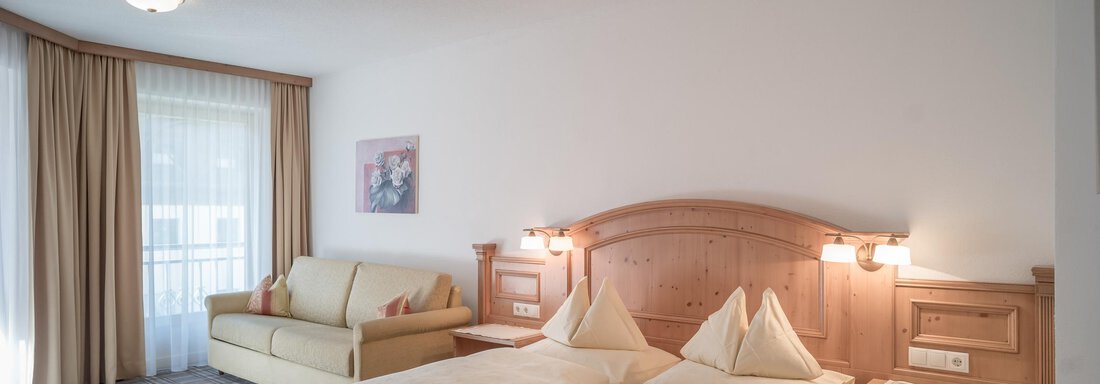 Schlafzimmer - Ferienwohnung de Luxe Alpenresidenz am Mühlbach - Obergurgl 