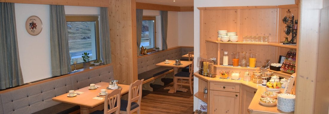 Frühstückszimmer 2 - Haus Gstrein - Obergurgl 