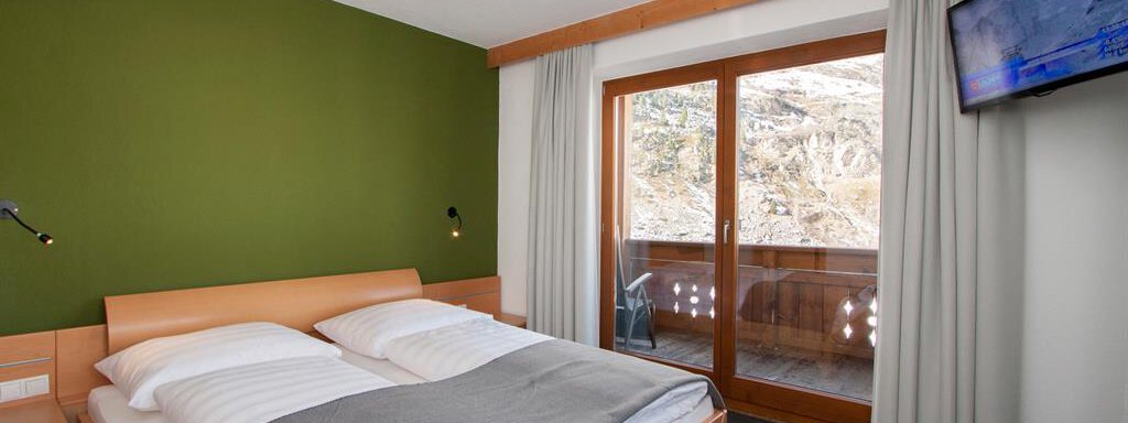 Beispiel Zweites Schlafzimmer - Apartmenthaus Gurglhof - Obergurgl 