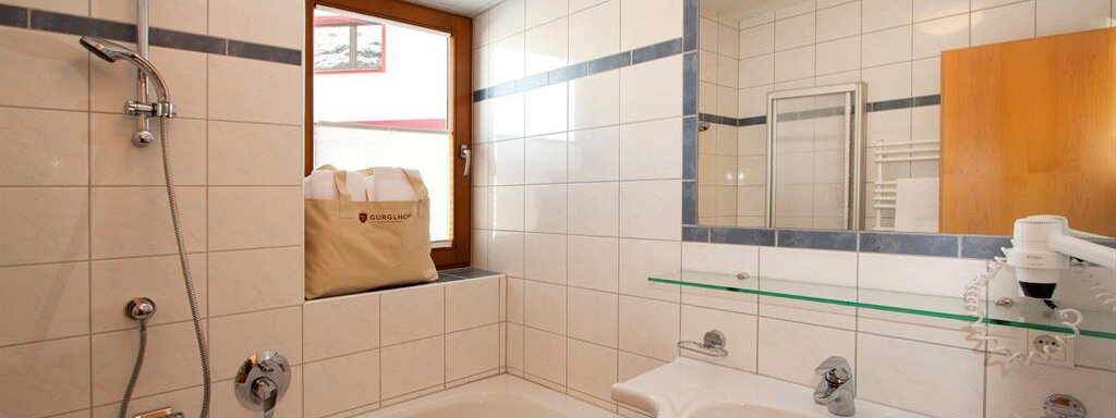 Beispiel Zweites Badezimmer - Apartmenthaus Gurglhof - Obergurgl 