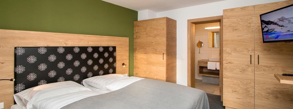 Beispiel Erstes Schlafzimmer - Apartmenthaus Gurglhof - Obergurgl 