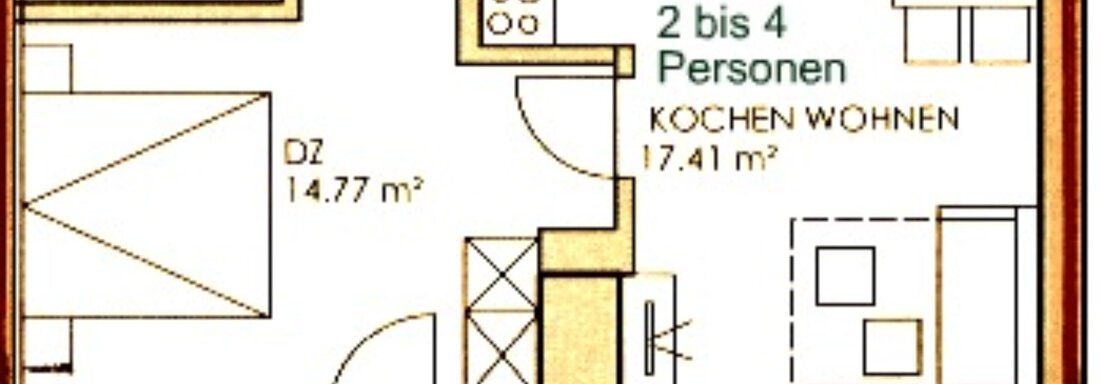 Skizze - Appartement Rosengarten - Obergurgl 