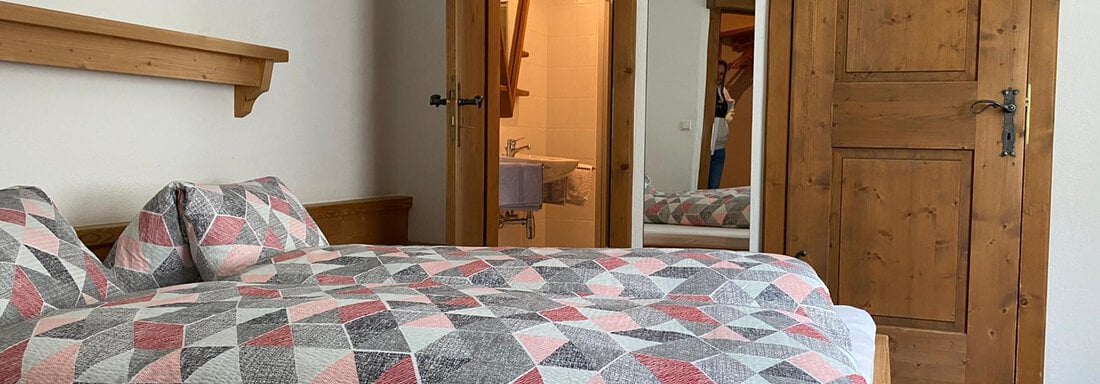 Schlafzimmer - Ferienwohnung Alt Poschach - Obergurgl 