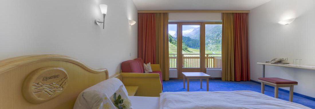 großzügige Doppelzimmer - Haus Alpenblick - Obergurgl 