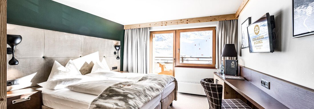 Doppelzimmer Spiegelkogel - Hotel Edelweiss & Gurgl - Obergurgl 