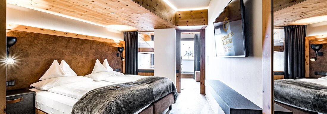 Ramolsuite Schlafzimmer - Hotel Edelweiss & Gurgl - Obergurgl 