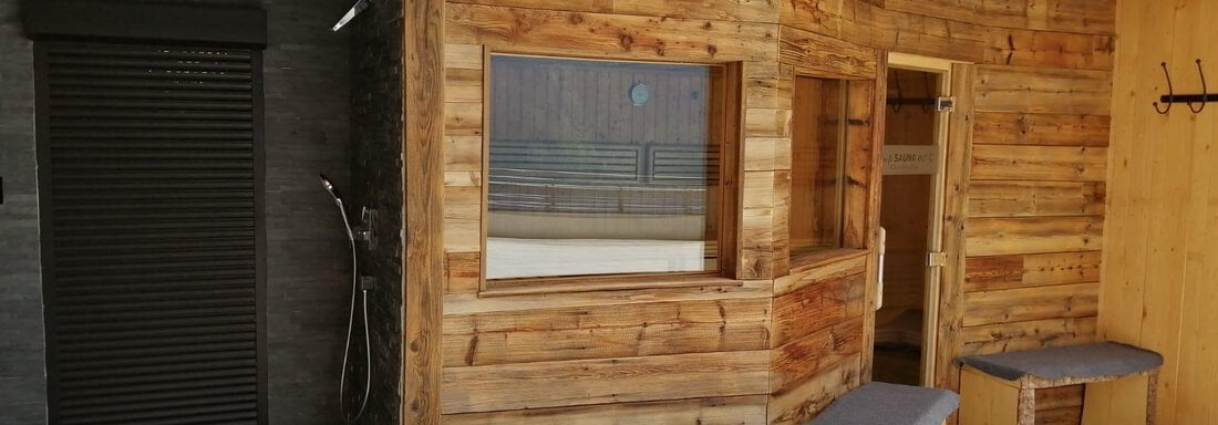 Sauna mit Aussendusche - ALPENBLICK de Luxe - Oetz