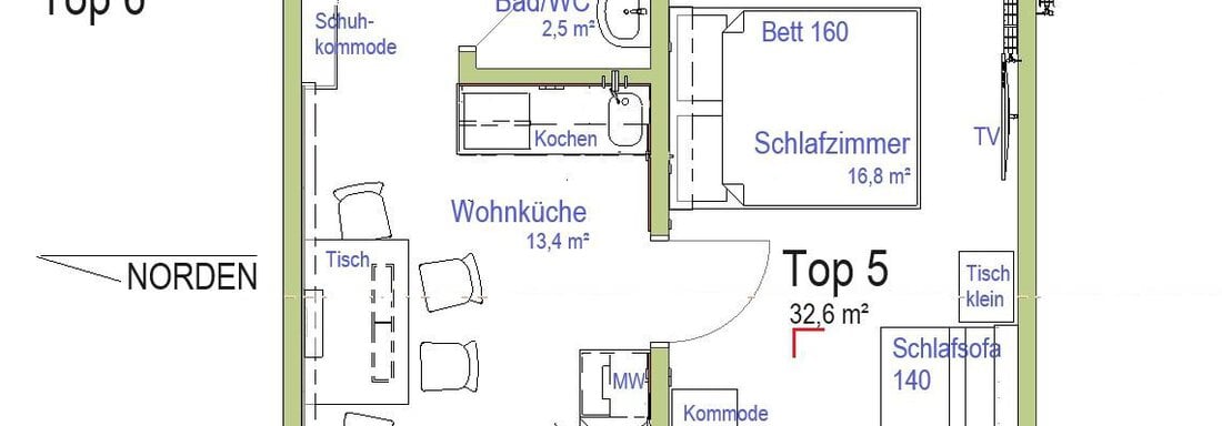 Top 5_Grundriss - Apart Auenstein - Oetz