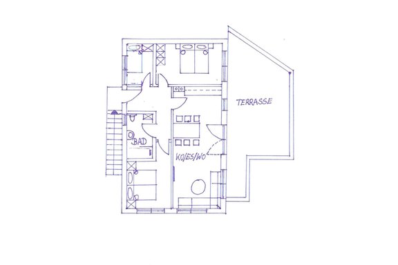 Grundriss - Appartement Gstrein - Oetz