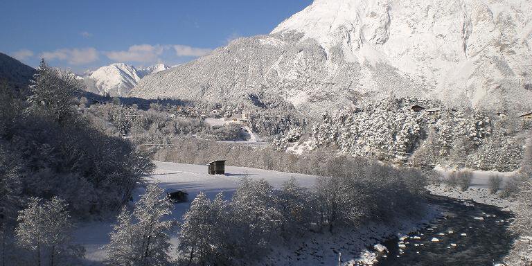 Aussicht vom Balkon n. Westen - Ferienhaus Ebene - Oetz