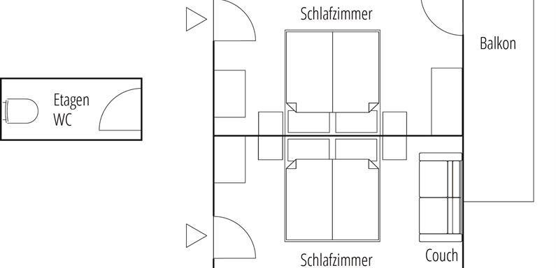 Skizze Arnika - Gästehaus Pfausler - Oetz